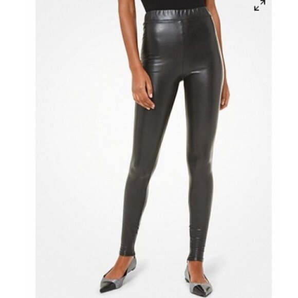 Michael Kors Faux Leather Legging size 00 - Picture 2 of 14